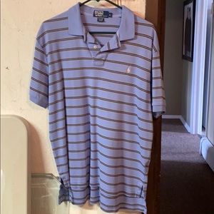 Blue striped Polo by Ralph Lauren